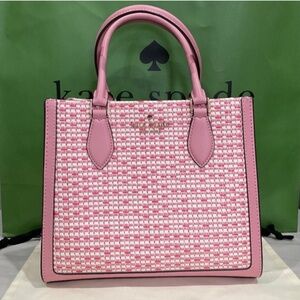 Kate spade small straw ellie tote